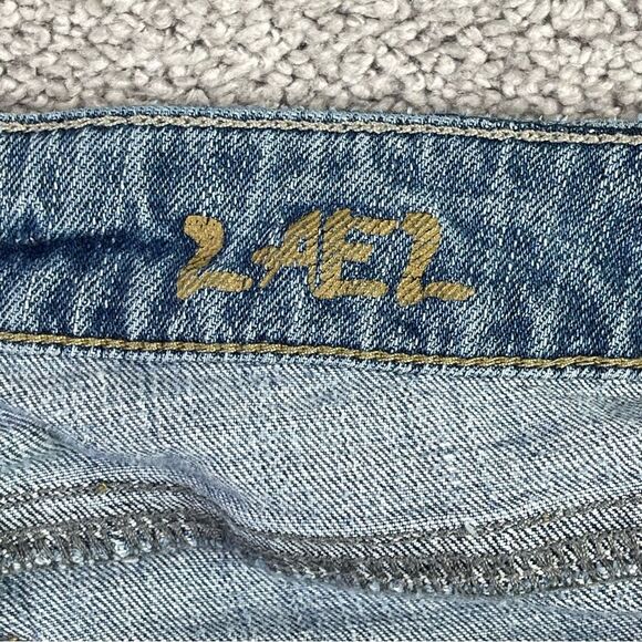 Silver Jeans Lael Women's 29X30.5 Blue Bootcut Low Rise Light Demin Stretch - Picture 8 of 16